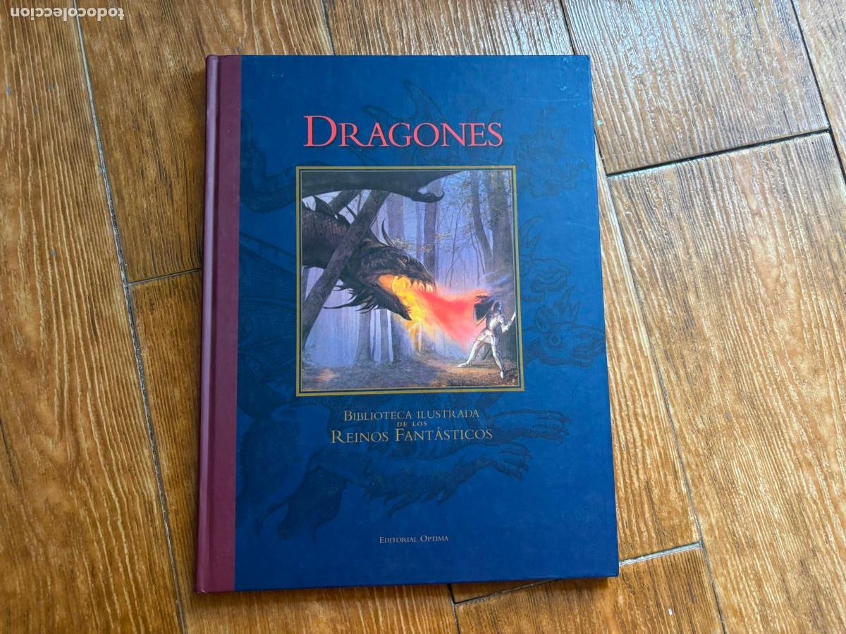 Libros de segunda mano: DRAGONES. BIBLIOTECA ILUSTRADA DE LOS REINOS FANTASTICOS - EDITORIAL OPTIMA - 2000