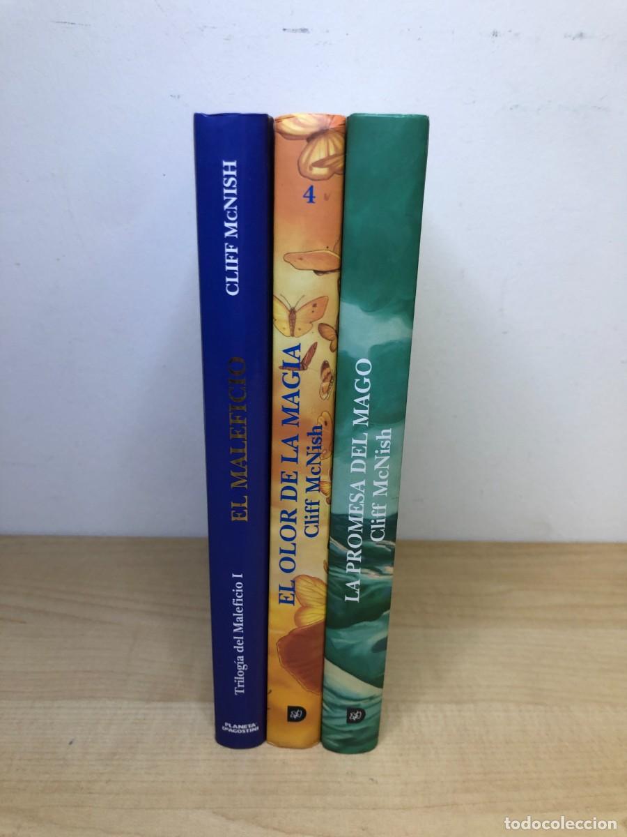 Libros de segunda mano: Trilog&iacute;a del Maleficio completa Cliff McNish El Maleficio Olor Magia Promesa Mago