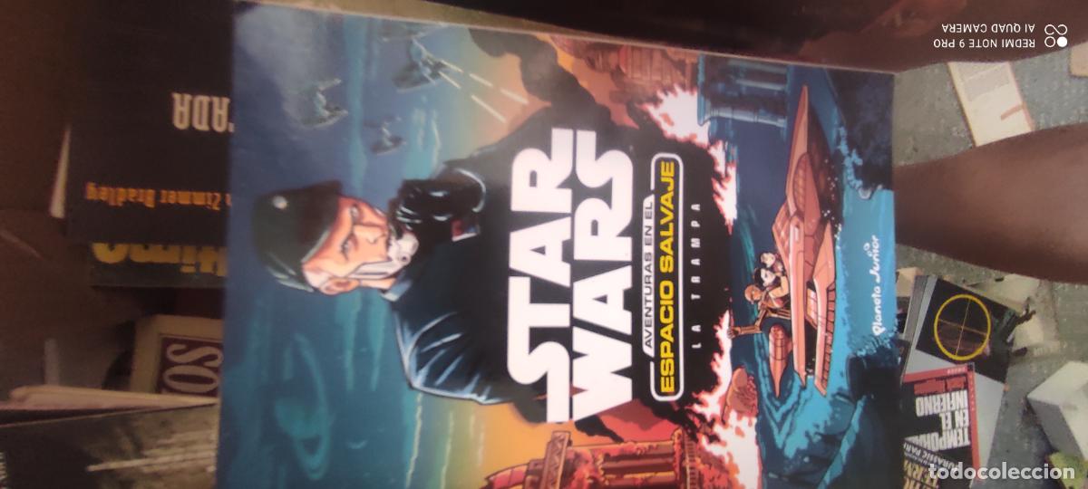 Libros de segunda mano: STAR WARS - AVENTURAS EN EL ESPACIO SALVAJE - LA TRAMPA N&ordm; 2 PLANETA JUNIOR libros