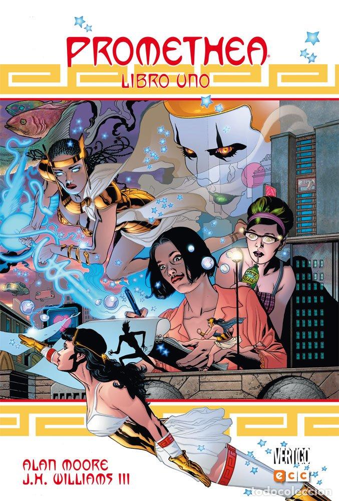 Libros de segunda mano: Promethea: Libro Uno - Alan Moore, J.H. Williams III - Ecc Ediciones - Vertigo, Vol: 1