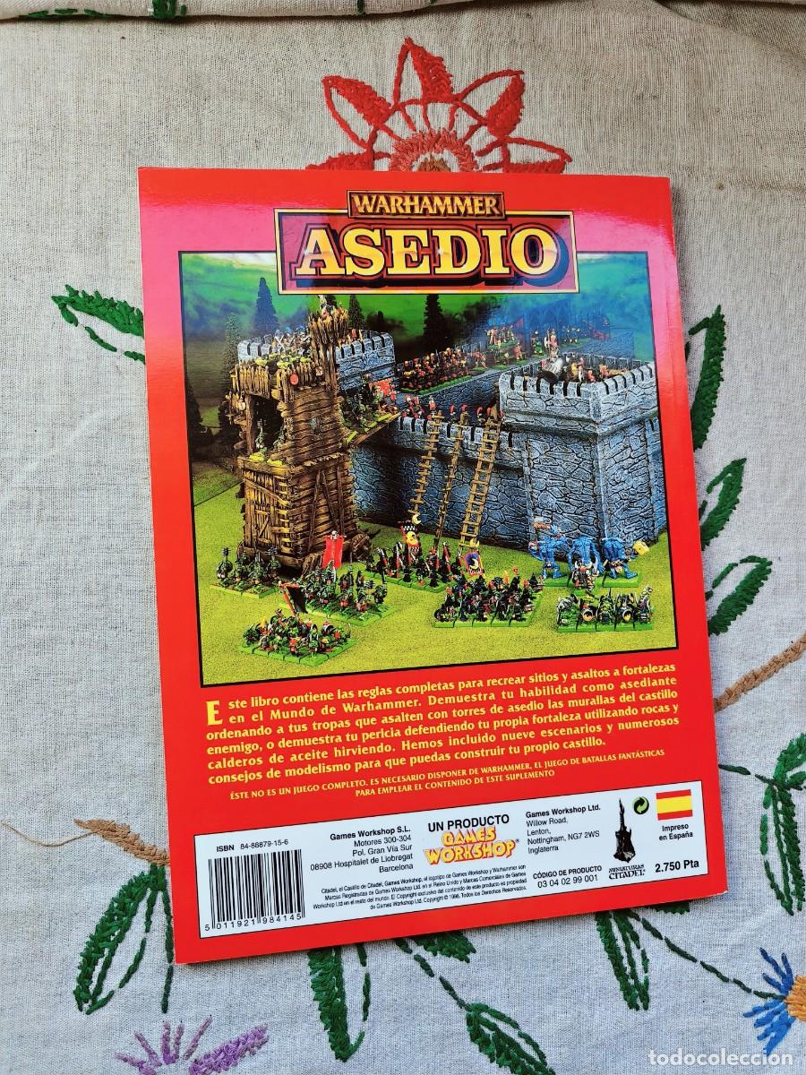 Libros de segunda mano: Ejercitos Warhammer. Asedio. Games Workshop. Suplemento. Codex. - Foto 3