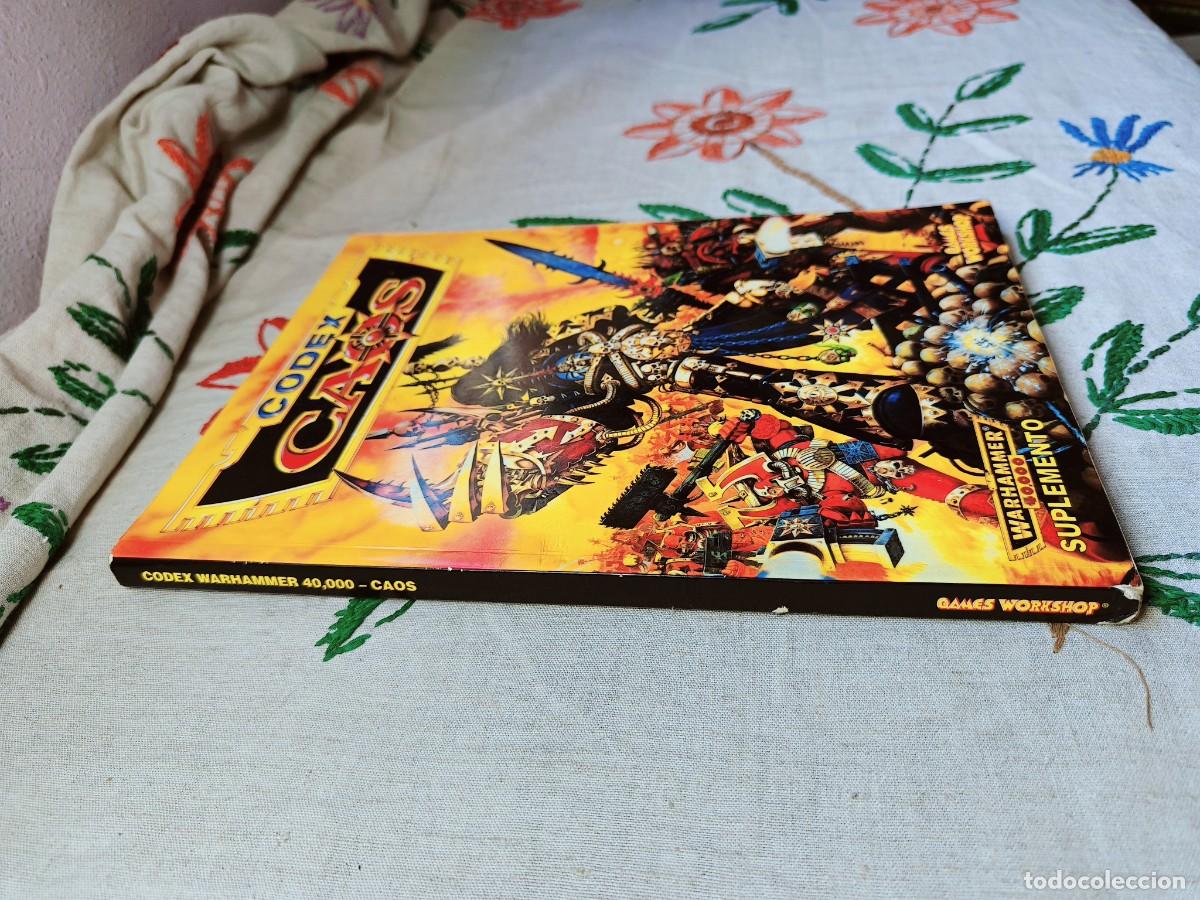 Libros de segunda mano: Ejercitos Warhammer. Caos. Games Workshop. Suplemento. Codex. - Foto 2