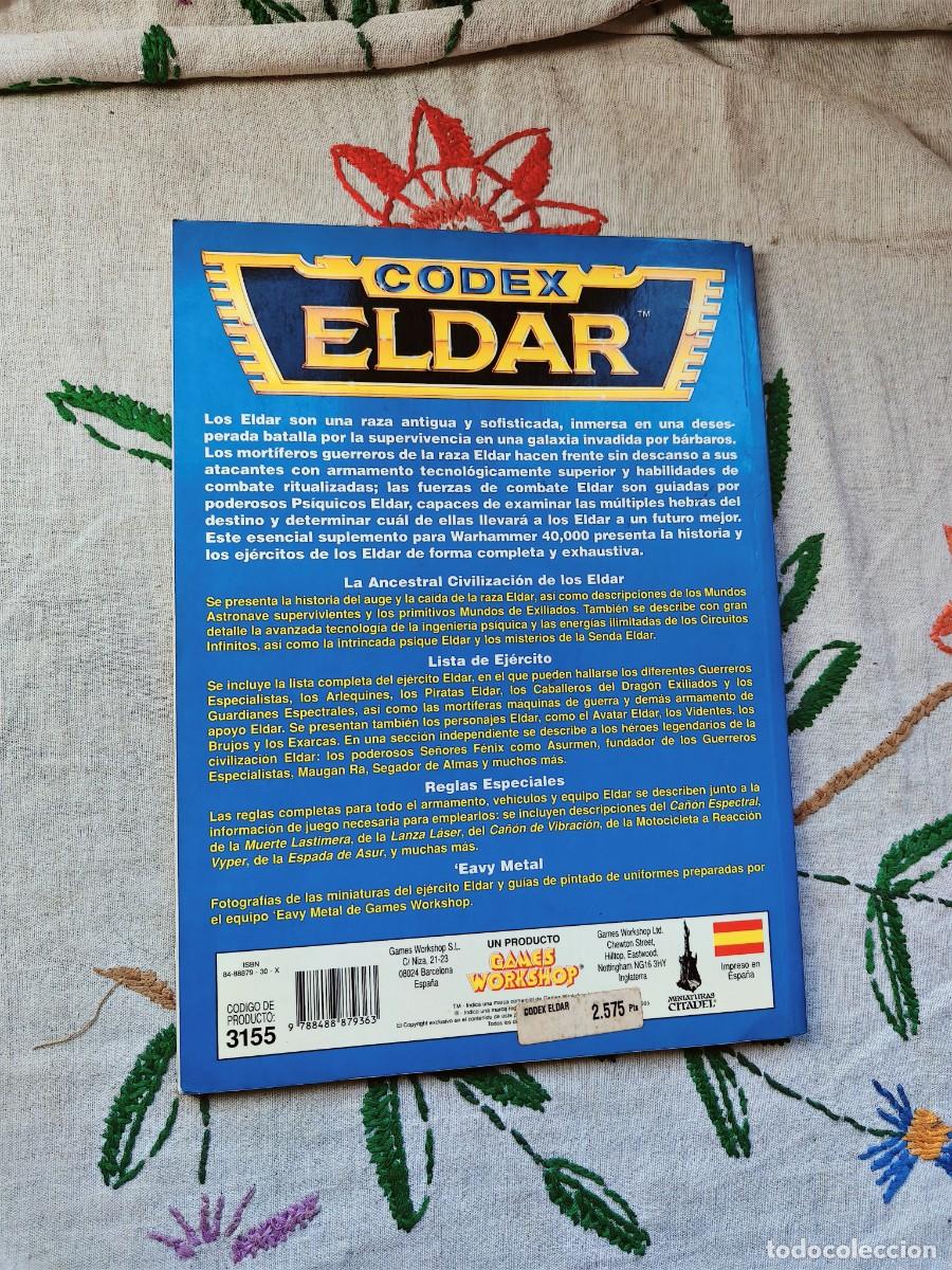 Libros de segunda mano: Ejercitos Warhammer. Eldar. Games Workshop. Suplemento. Codex. - Foto 3