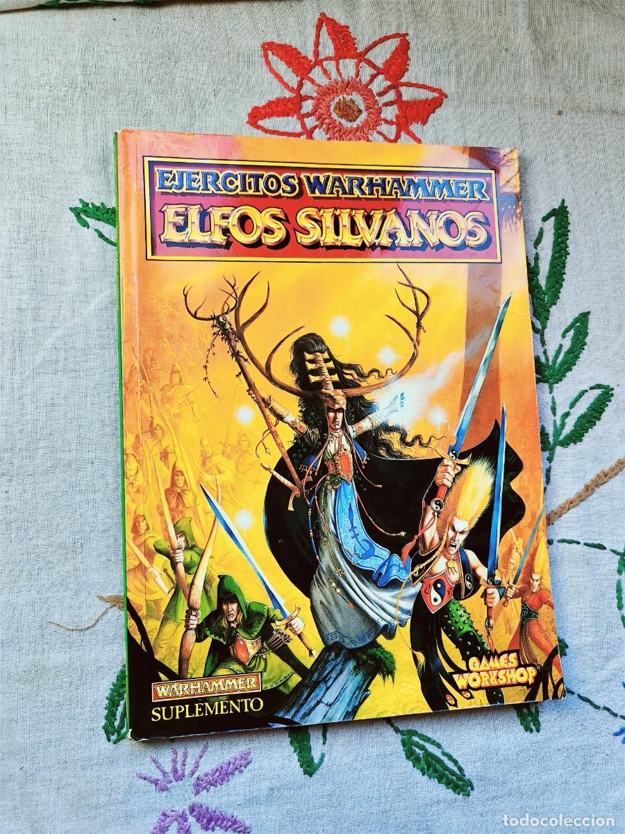 Libros de segunda mano: Ejercitos Warhammer. Elfos Silvanos. Games Workshop. Suplemento. Codex - Foto 1