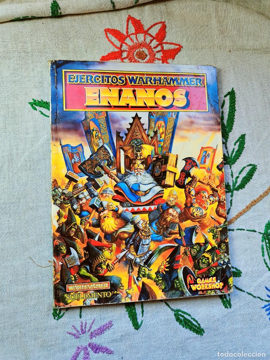 Libros de segunda mano: Ejercitos Warhammer. Enanos. Games Workshop. Suplemento, Codex.