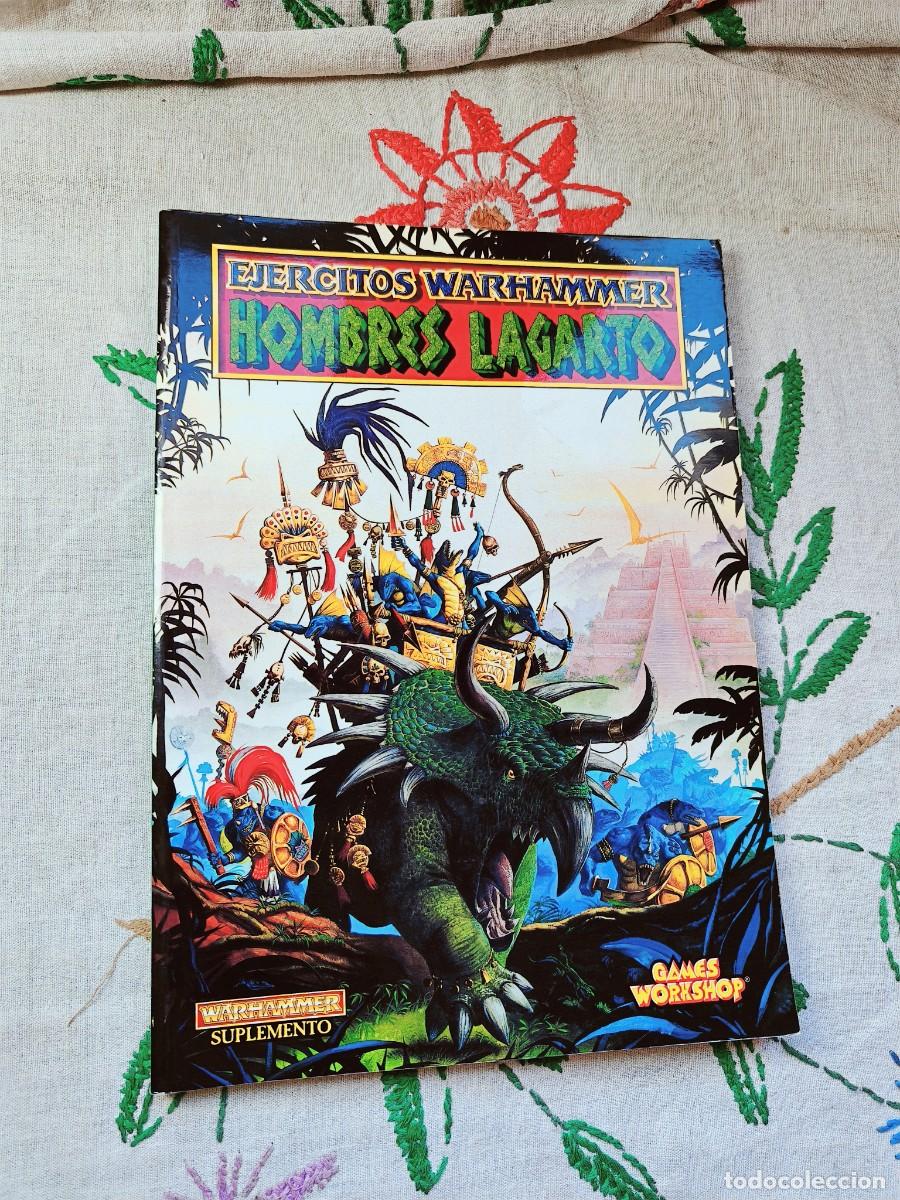 Libros de segunda mano: Ejercitos Warhammer. Hombres Lagarto. Games Workshop. Suplemento. Codex. Est&aacute; como nuevo.