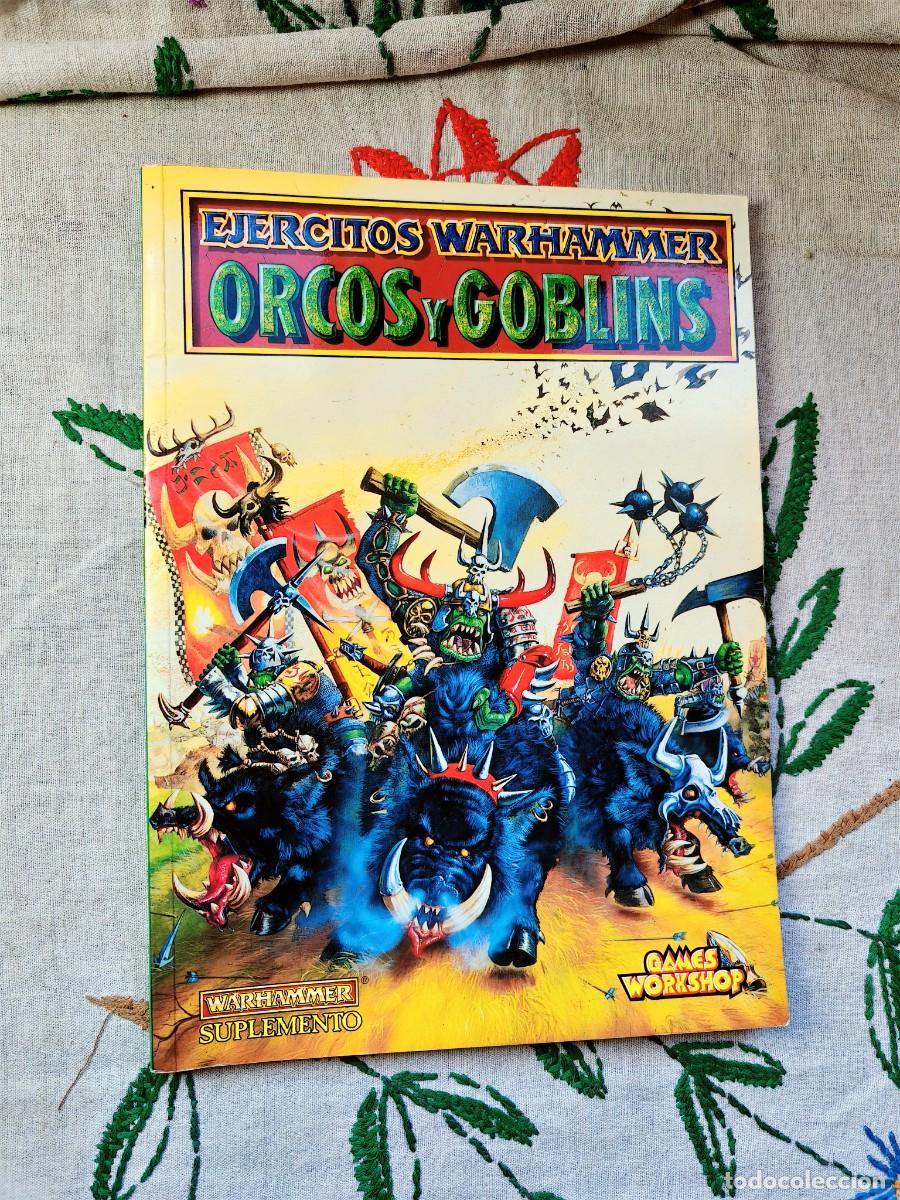 Libros de segunda mano: Ejercitos Warhammer. Orcos y Goblins. Games Workshop. Suplemento. Codex.