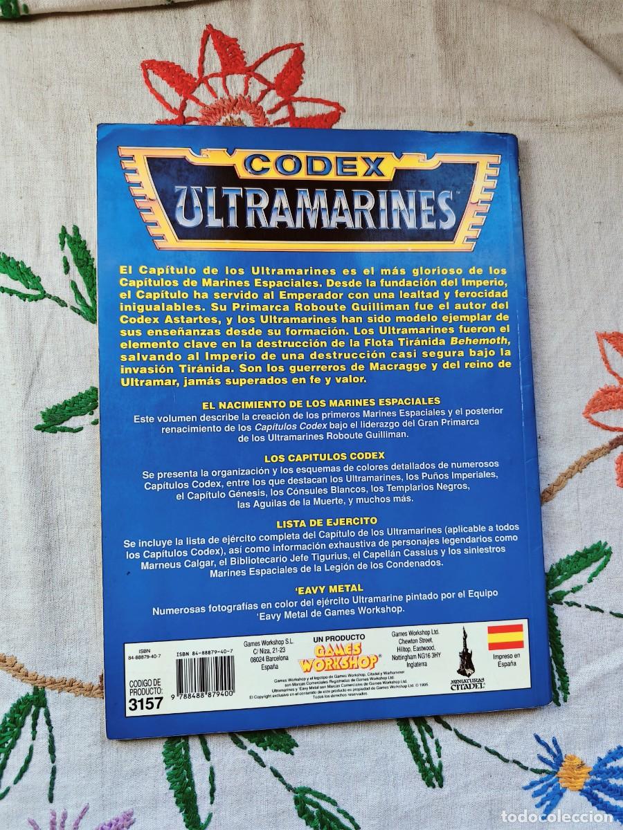 Libros de segunda mano: Ejercitos Warhammer. Ultramarines. Games Workshop. Suplemento. Codex. - Foto 3
