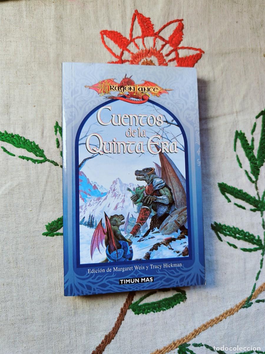Libros de segunda mano: Cuentos de la Quinta Era. Dragonlance. Margaret Weis. Timun Mas. Tapa Blanda.