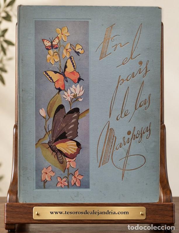 Libros de segunda mano: En el pa&iacute;s de las mariposas - Blanca - Maravilla - 1939, 1&ordf; ed. - Barcelona - Cuentos con movimiento