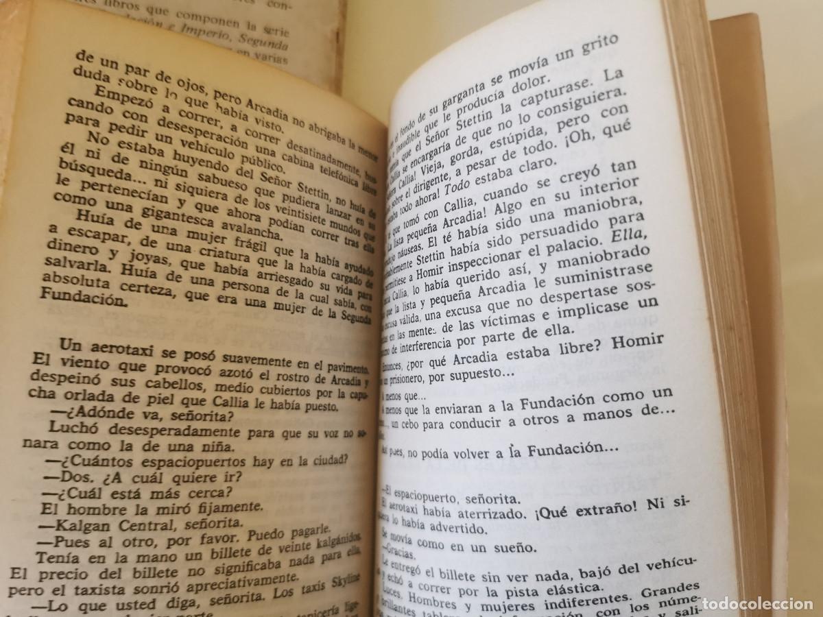 Libros de segunda mano: Isaac Asimov Trilog&iacute;a Fundaci&oacute;n F e Imperio y Segunda F. Tragedia de la luna El libro de los sucesos