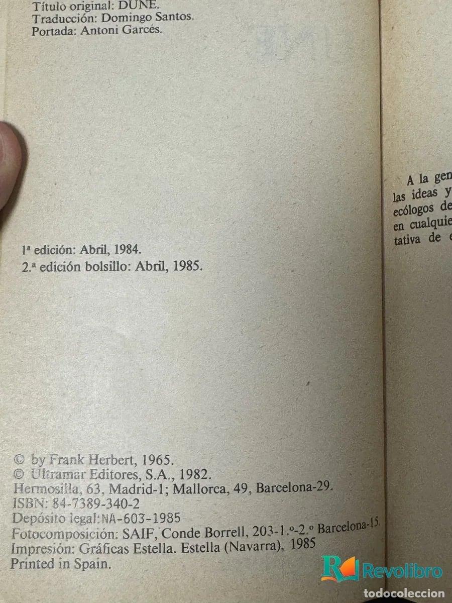 Libros de segunda mano: Dune - Frank Herbert - Foto 2