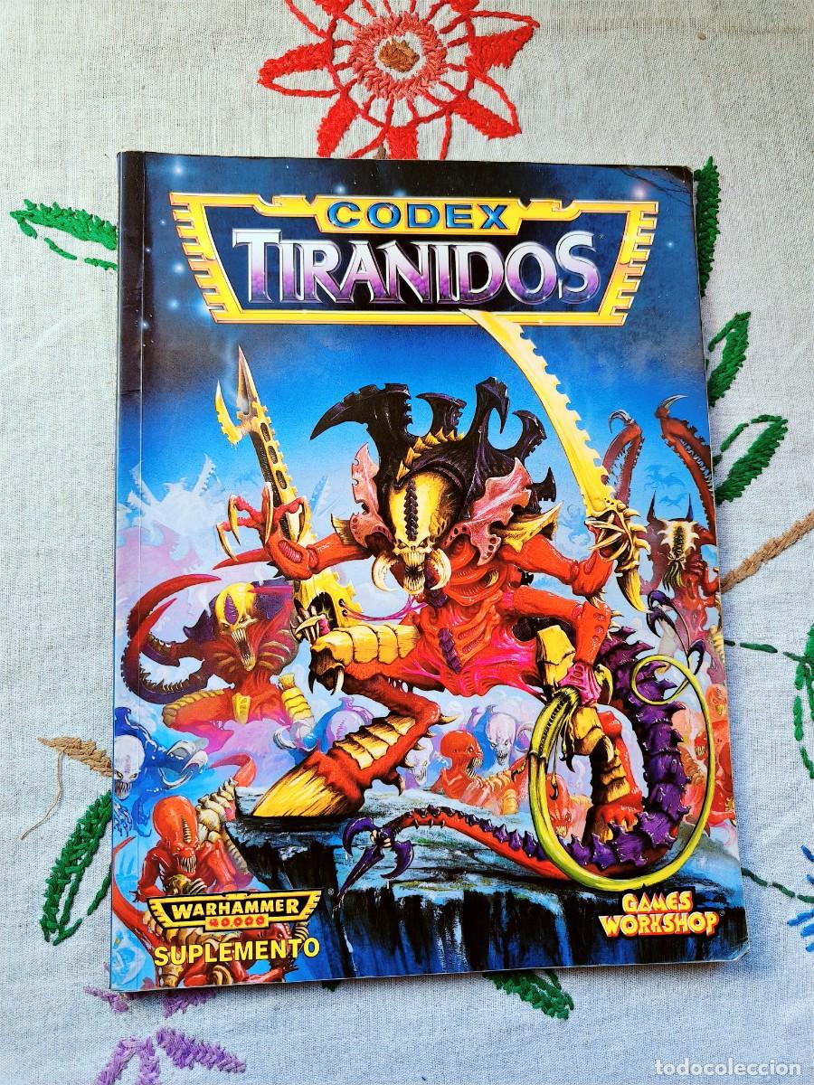 Libros de segunda mano: Codex Warhammer. Tiranidos. Games Workshop. Suplemento. Ej&eacute;rcitos. La contraportada esta da&ntilde;ada, ver