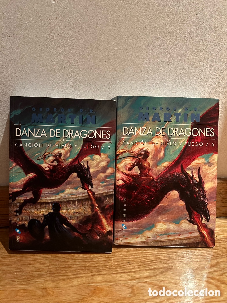 Libros de segunda mano: Danza de dragones Vol. I y II George R. R. Martin Cancion de hielo y fuego 5