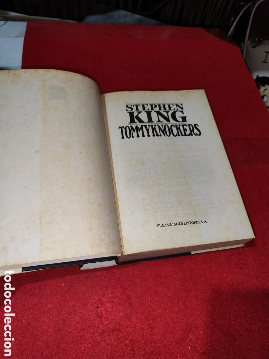 Second hand books: TOMMYKNOCKERS de STEPHEN KING 1a Edici&oacute;n 1989 Plaza & James &Eacute;xitos