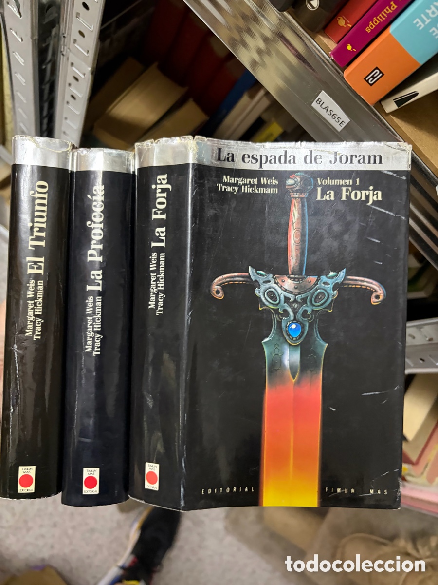 Libros de segunda mano: Blas65E trilog&iacute;a la espada de Joran - forja - el triunfo profec&iacute;a Margaret Weis Tracy Hickmam