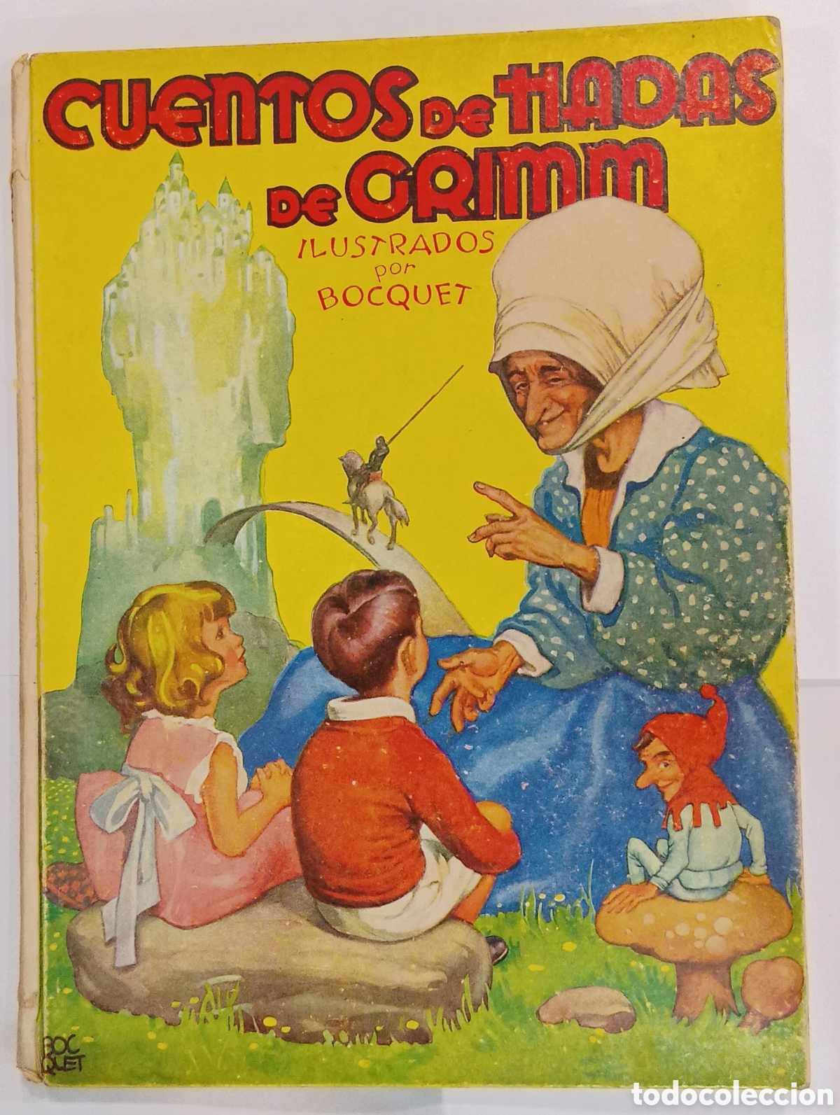 Libros de segunda mano: Cuento de hadas de Grimm - Bocquet - Editorial Molino - 1954