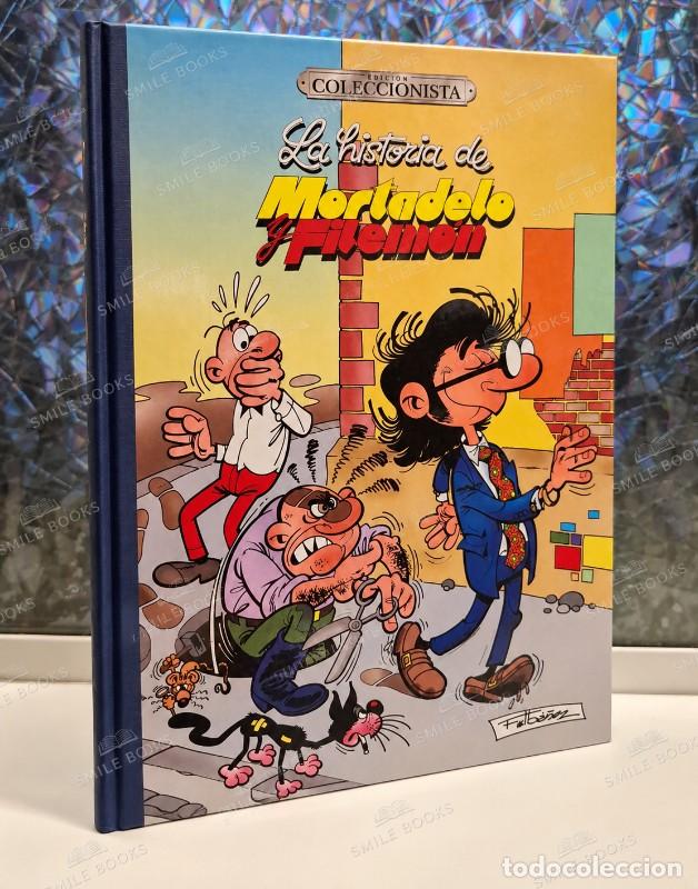 Libros de segunda mano: La Historia de Mortadelo y Filem&oacute;n: Firmado + Dibujo original - 2003, 1&ordf; ed. - Edici&oacute;n Coleccionista