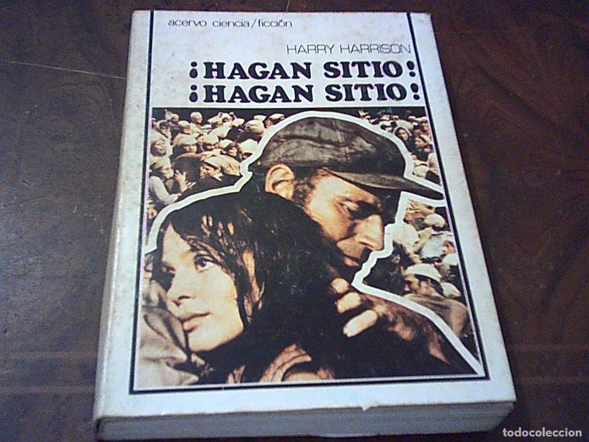 Libros de segunda mano: &iexcl;Hagan sitio! &iexcl;Hagan sitio!. Harry Harrison. Acervo Ciencia Ficci&oacute;n 1976, defectuoso