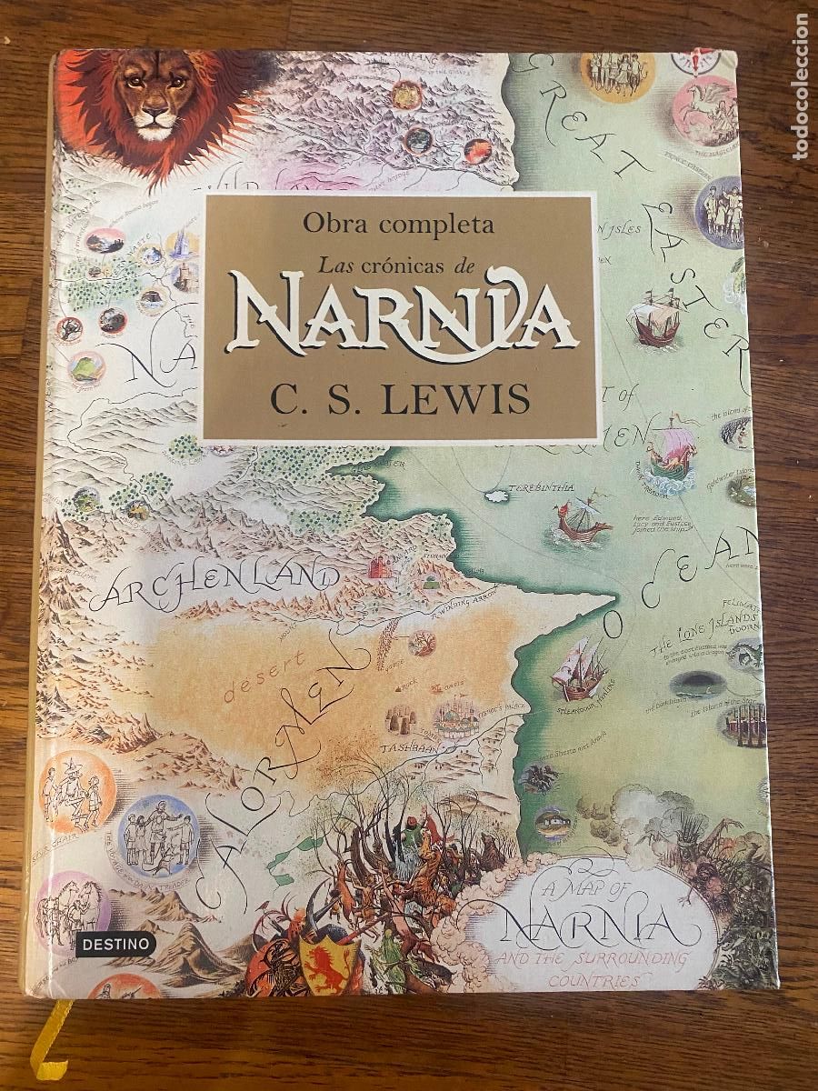 Libros de segunda mano: LAS CR&Oacute;NICAS DE NARNIA . OBRA COMPLETA - C.S. LEWIS - DESTINO - TAPA DURA - ESCAS&Iacute;SIMO