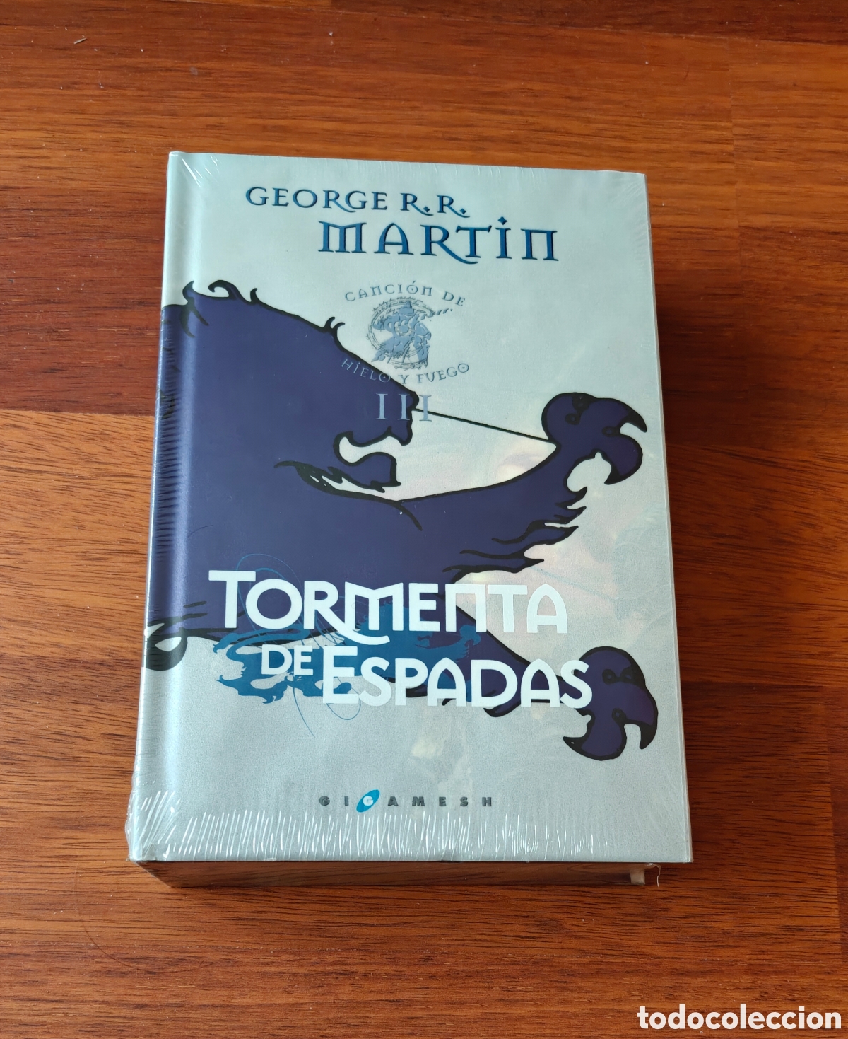 Libros de segunda mano: Precintado. Tormenta de espadas. Juego de tronos. Edici&oacute;n coleccionista. Gigamesh. Tapa dura.