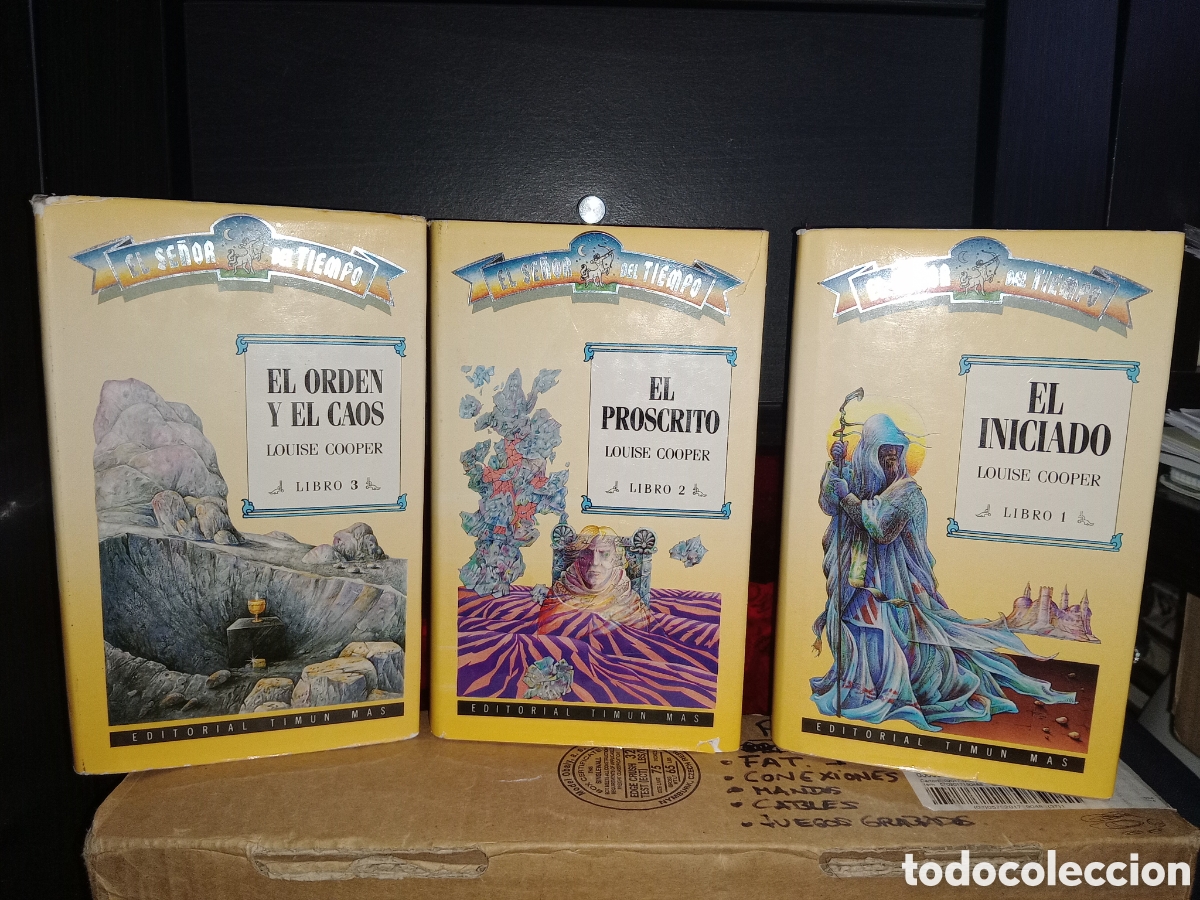 Libros de segunda mano: El se&ntilde;or del tiempo el iniciado el proscrito el orden y el caos Louise Cooper