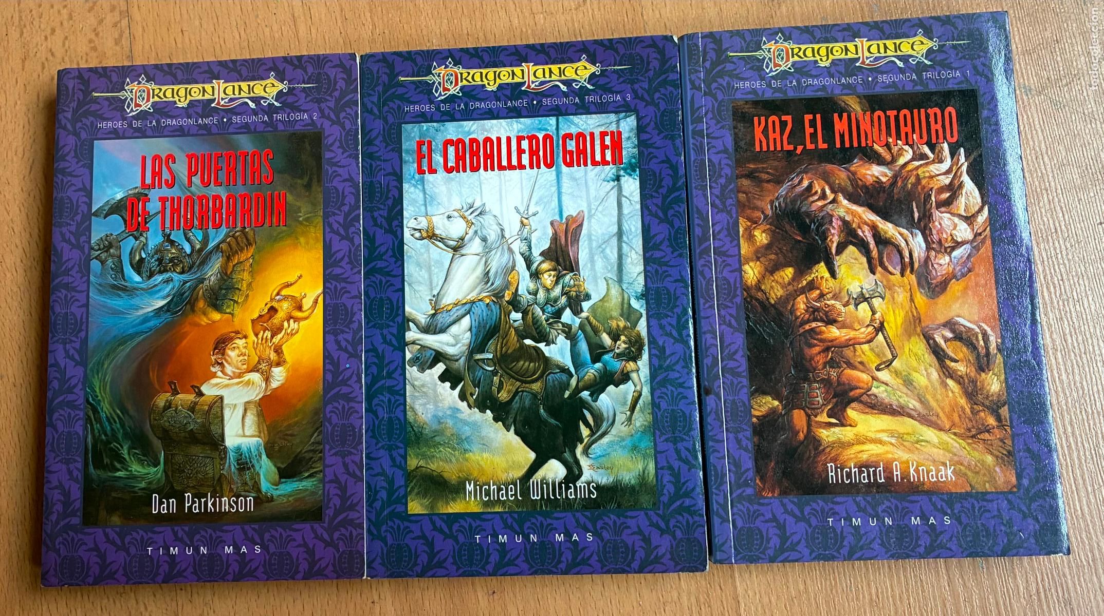 Libros de segunda mano: DRAGONLANCE, HEROES DE DRAGONLANCE SEGUNDA TRILOGIA, Timun Mas