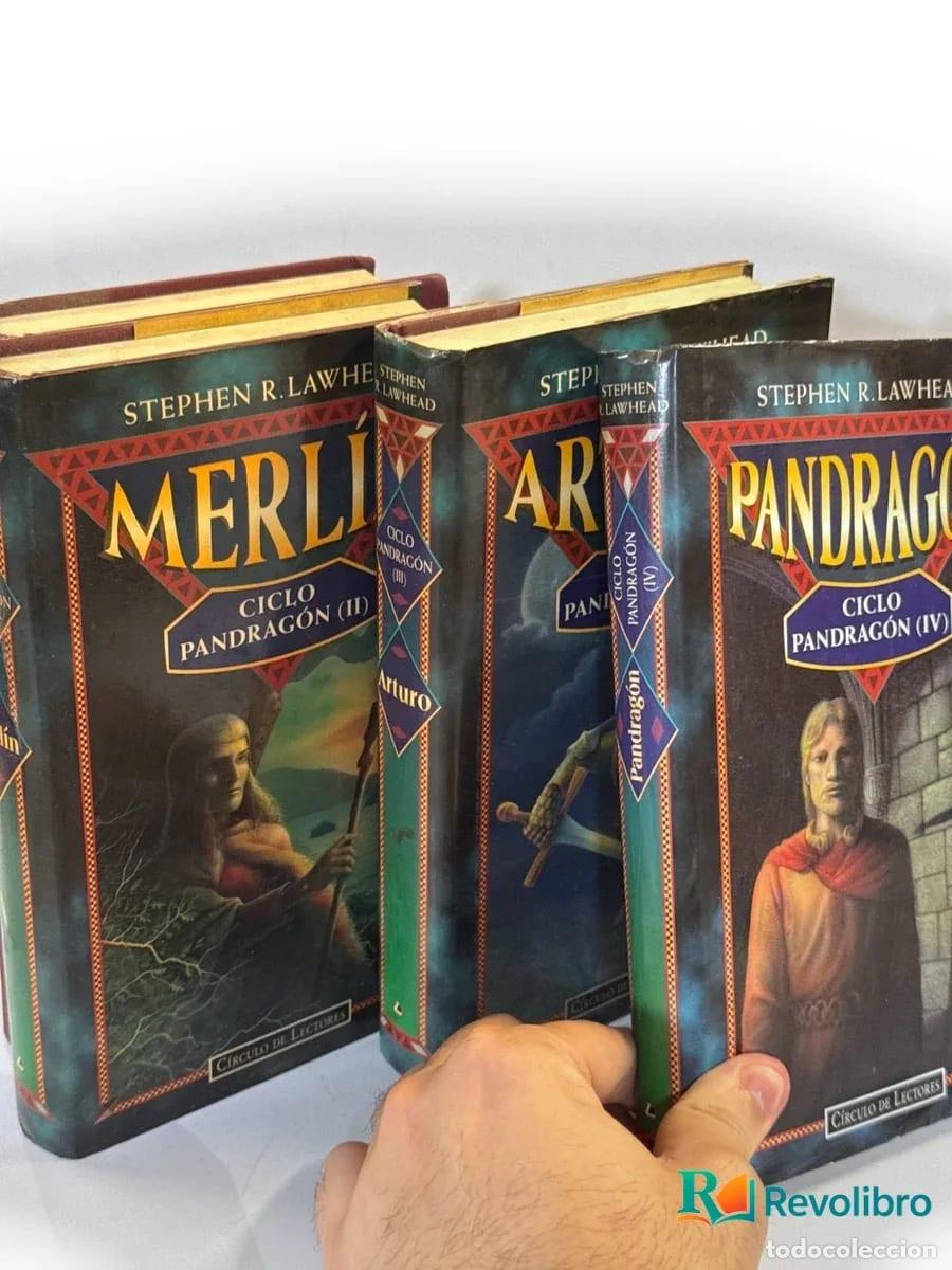 Libros de segunda mano: Lote Ciclo Pendrag&oacute;n 4 libros - Stephen R. Lawhead