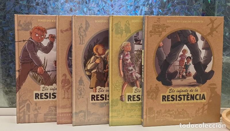 Libros de segunda mano: Els Infants de la Resist&egrave;ncia Vol. 1 al 5 - Beno&icirc;t Ers i Vincent Dugomier - Editorial Base