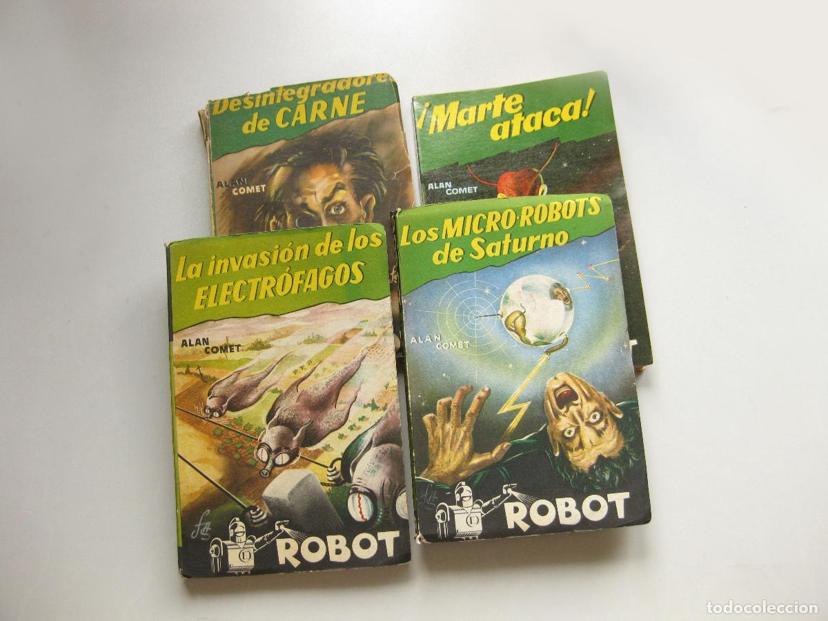 Libros de segunda mano: 4 TOMOS DE LA COLECCI&Oacute;N ROBOT DE CIENCIA FICCI&Oacute;N N&ordm; 2, 3, 5 Y 10. EDITORIAL MANDO
