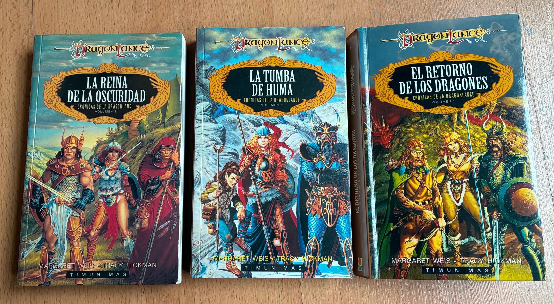 Libros de segunda mano: CRONICAS DE DRAGONLANCE, TRILOGIA, TIMUN MAS