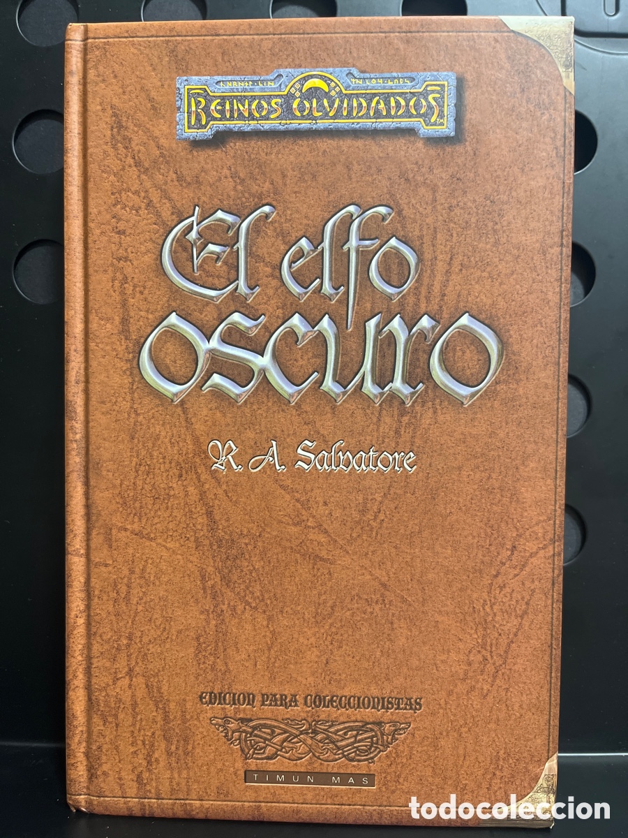 Libros de segunda mano: EL ELFO OSCURO de R.A. SALVATORE REINOS OLVIDADOS EDICI&Oacute;N PARA COLECCIONISTAS Ed TIMUN MAS ( 2000 )