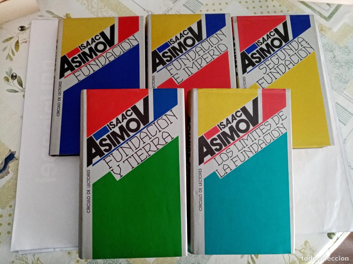 Libros de segunda mano: FUNDACI&Oacute;N ( 5 VOL.) . Isaac Asimov ( CIRCULO DE LECTORES )