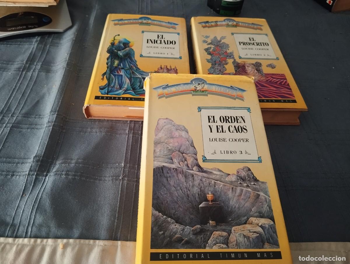 Libros de segunda mano: TRILOGIA EL SE&Ntilde;OR DEL TIEMPO - ( EL INICIADO - EL PROSCRITO - EL ORDEN Y EL CAOS ) - TIMUN MAS