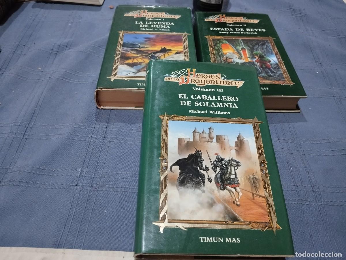 Libros de segunda mano: TRILOG&Iacute;A HEROES DE LA DRAGONLANCE - R.A. KNAAK, N.V. BERBERICH Y M. WILLIAMS - EDT. TIM&Uacute;N MAS, 1989