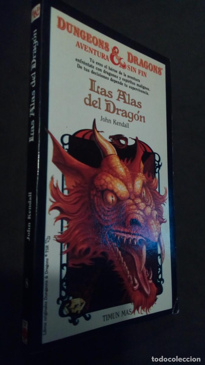 Libros de segunda mano: DUNGEONS & DRAGONS AVENTURA SIN FIN N&ordm; 8 LAS ALAS DEL DRAGON / JOHN KENDALL -ED. TIMUN MAS
