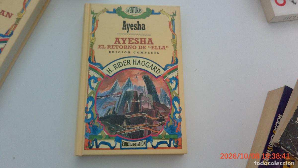 Libros de segunda mano: Ayesha, el retorno de Ella RIDER HAGGARD EDICOMUNICACION