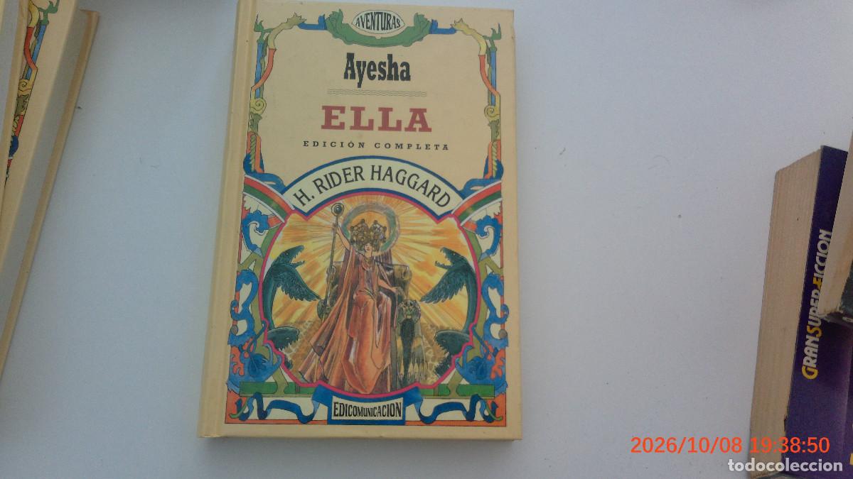 Libros de segunda mano: AYESHA ELLA RIDER HAGGARD EDICOMUNICACION