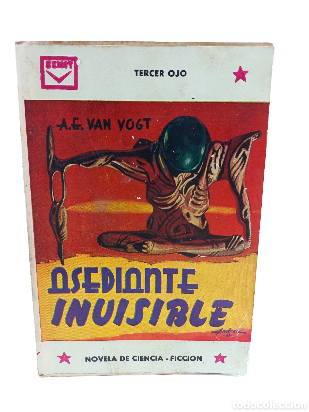 Libros de segunda mano: Asediante Invisible. A.E. Van Voght. Cenit Ciencia Ficci&oacute;n, primera edici&oacute;n, 1963.
