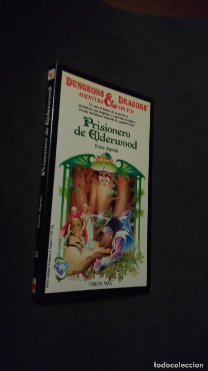 Libros de segunda mano: PRISIONERO DE ELDERWOOD AVENTURA SIN FIN 15 DUNGEONS & DRAGONS TIMUN M&Aacute;S 1987