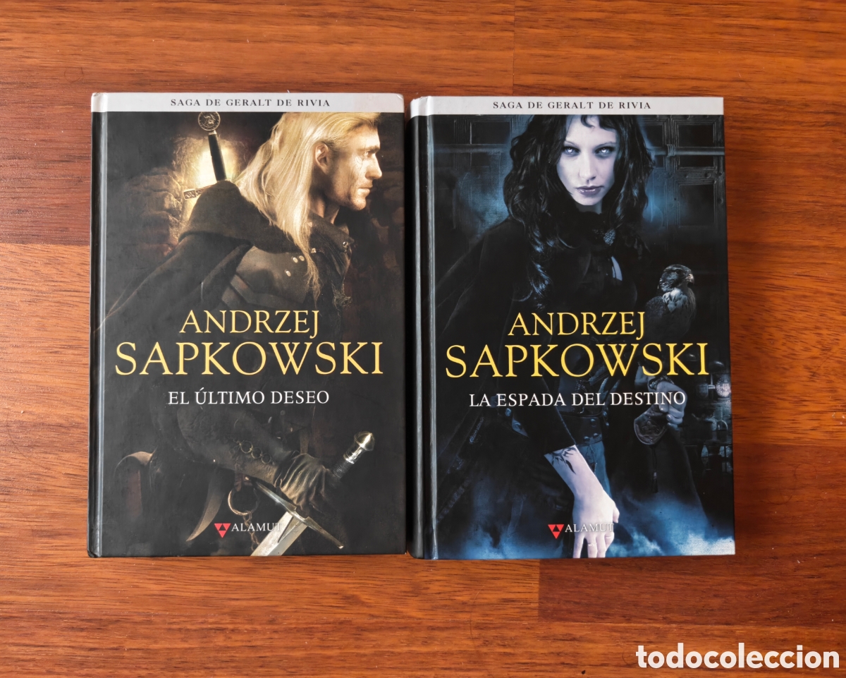 Libros de segunda mano: El &uacute;ltimo deseo y La espada del destino. Geralt de Rivia. The Witcher. Andrzej Sapkowski.