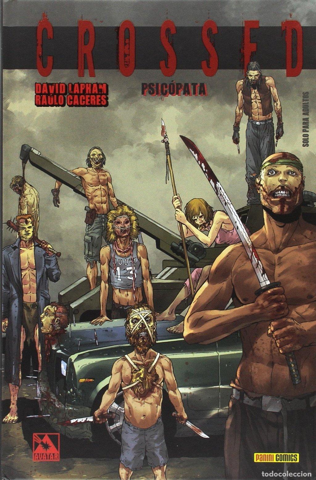Livros em segunda m&atilde;o: Crossed: Psic&oacute;pata Vol. 3 - David Lapham y Ra&uacute;lo C&aacute;ceres - Panini C&oacute;mics - Evolution Comics