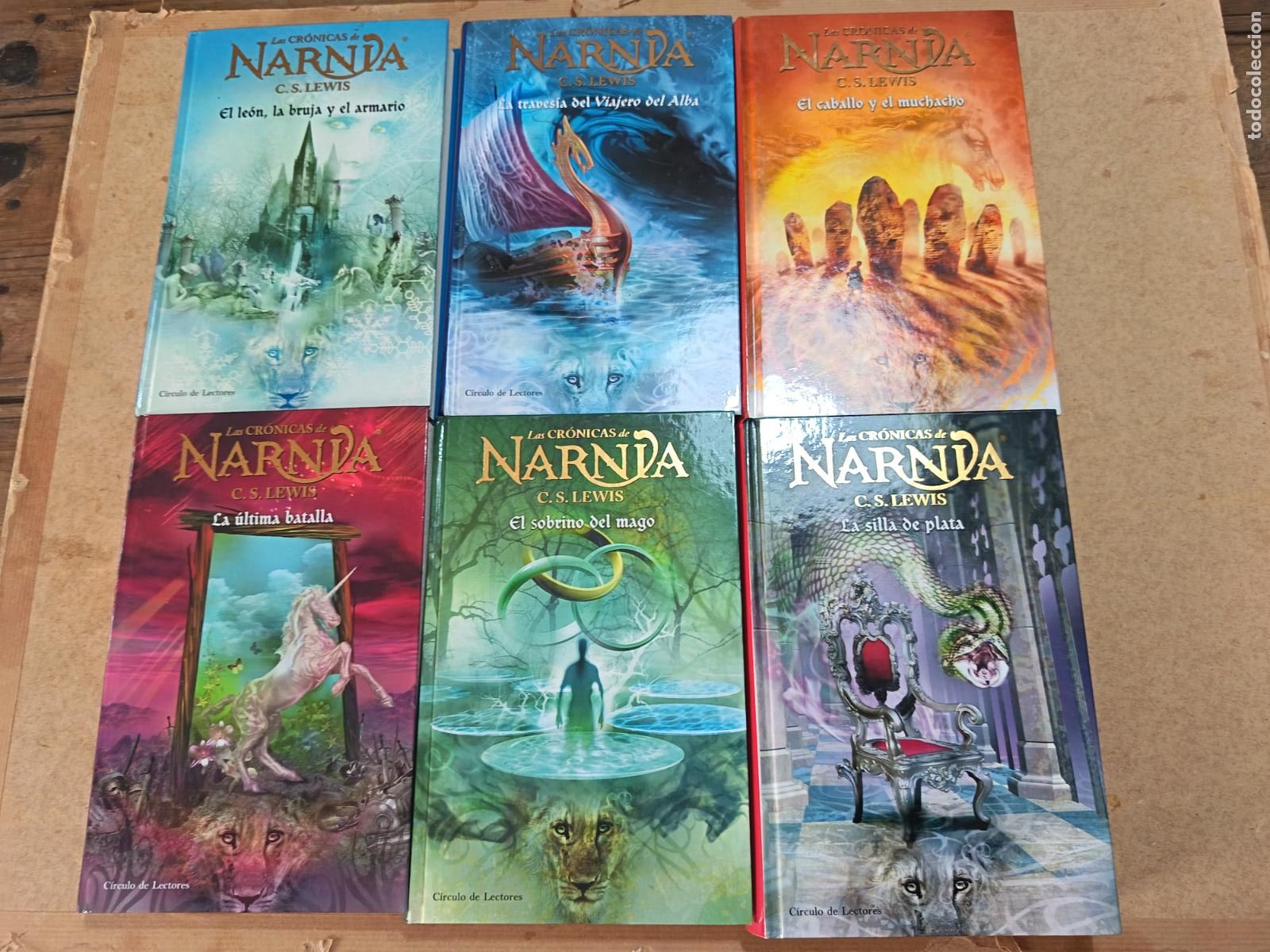 Libros de segunda mano: LAS CRONICAS DE NARNIA. C.S. LEWIS. CIRCULO DE LECTORES. 6 TOMOS. LOS DE LAS FOTOS.