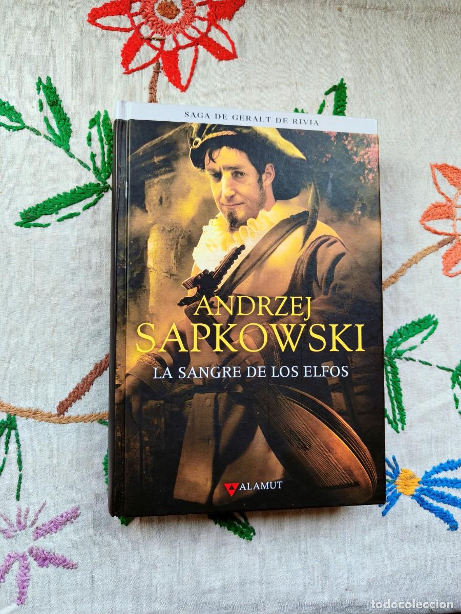 Gebrauchte B&uuml;cher: Saga Geralt Rivia Libro 3. Sangre Elfos. Andrzej Sapkowski. Editorial Alamut. Tapa dura. The Witcher