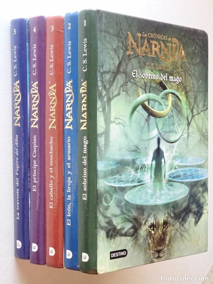 Second hand books: PACK 5: LAS CR&Oacute;NICAS DE NARNIA: EL SOBRINO DEL MAGO, EL LE&Oacute;N, LA BRUJA Y EL ARMARIO, EL CABALLO Y EL