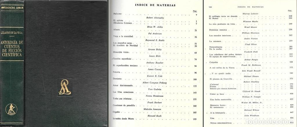 Libri di seconda mano: ANTOLOGIA DE CUENTOS DE FICCION CIENTIFICA - LASSO DE LA VEGA, J. - A-CF-1980