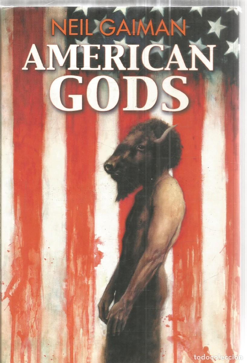 Libros de segunda mano: NEIL GAIMAN. AMERICAN GODS. (ESPA&Ntilde;OL). NORMA EDITORIAL. PRIMERA EDICION