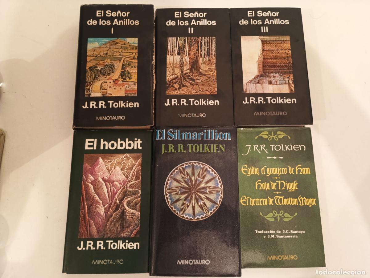 Libros de segunda mano: Lote INDIVISIBLE 6 Libros J.R.R. Tolkien - Ediciones Minotauro Tapa Dura