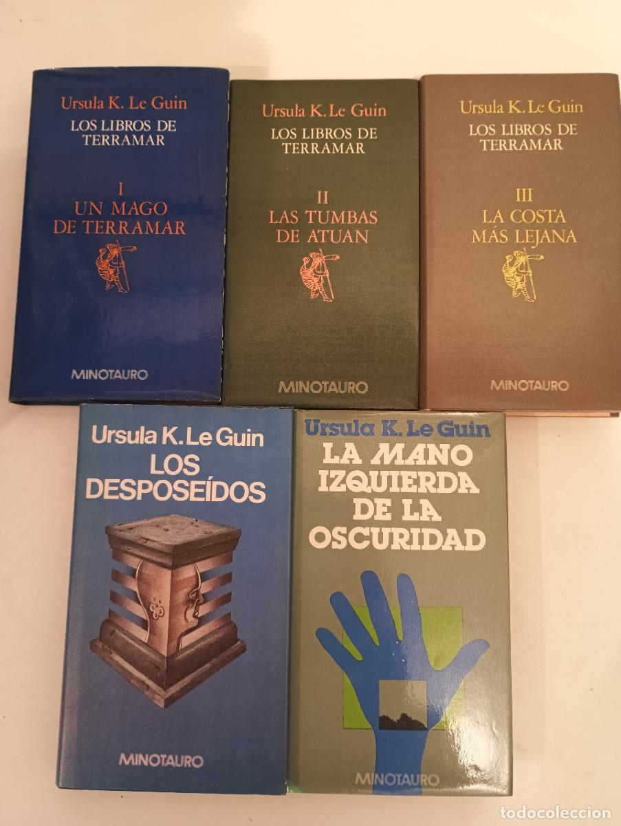 Livres d'occasion: Lote INDIVISIBLE 5 Libros Ursula K. Le Guin - Ediciones Minotauro Tapa Dura (Terramar + Hainish)
