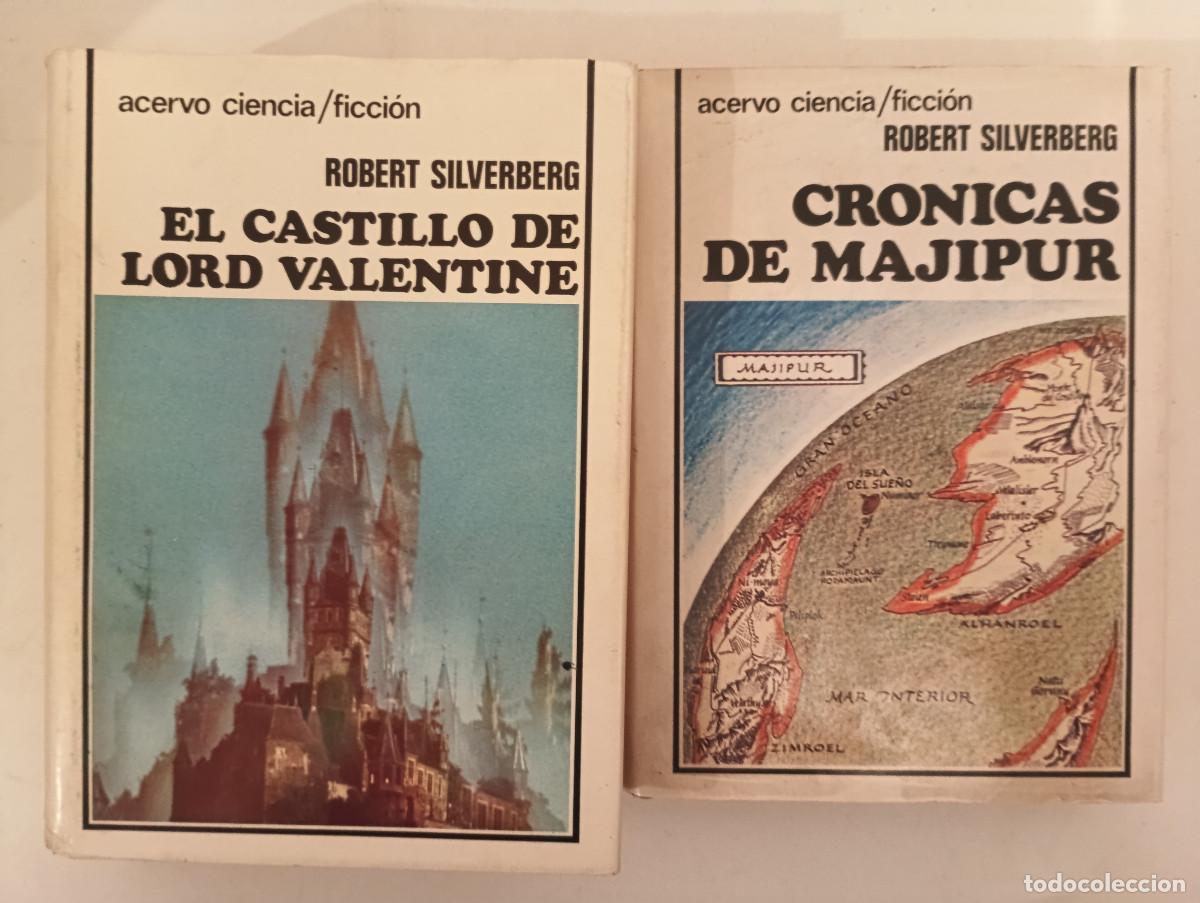 Libri di seconda mano: Lote INDIVISIBLE 2 Libros Robert Silverberg - Cr&oacute;nicas de Majipur (Acervo Tapa Dura)